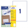 ETIKETE 210x297 A4 AVERY ZWECKFORM 3478 100/1