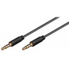 KABEL AVDIO AUX MINI JACK MICROCONNECT 1m