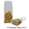 VREČKE PAKIRNE RAVNO DNO PP-CELOFAN 90+50x280mm (250g) PP-RD4 100 kos