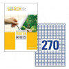 ETIKETE 17,8x10 SOREX 017010 100/1