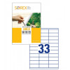 ETIKETE 70x25,4 SOREX 070025 100/1