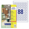 ETIKETE OKROGLE 20mm AVERY ZWECKFORM 6222-10 10/1