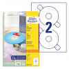ETIKETE ZA CD 117mm AVERY ZWECKFORM L6043-25 25/1