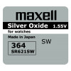 GUMB BATERIJA MAXELL SR-621SW 364