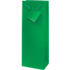 VREČKA DARILNA ZA STEKLENICE MAT PLASTIFICIRANA 130x85x360 ZELENA