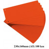 LISTI LOČILNI 230x160 ORANŽNI 10/1 KRT