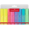 TEKSTMARKER FABER CASTELL 46 PASTEL SET 6/1 + 2 NEON GRATIS