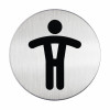 TABLICA PIKTOGRAM MOŠKI WC 83mm DURABLE 490523