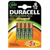 BATERIJA POLNILNA AAA DURACELL RECHARGE HR03 K4 850mAh 4 kos