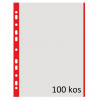 VLOŽEK A4 0,04mm DONAU RDEČ ROB 1774100PL-04 100/1