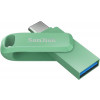 USB KLJUČ USB C&USB 64Gb SANDISK ULTRA DUAL GO 3,2 SDDDC3-064G-G46AG ZELEN