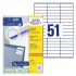 ETIKETE 70x16,9 AVERY ZWECKFORM 3420 100/1