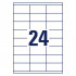ETIKETE 70x35 AVERY ZWECKFORM 3422 100/1