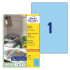 ETIKETE 210x297 AVERY ZWECKFORM 3471 MODRE 100/1