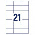 ETIKETE 70x42,3 AVERY ZWECKFORM 3652 100/1