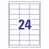 ETIKETE 64,6x33,8 AVERY ZWECKFORM 3658-200