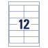 ETIKETE 97x42,3 AVERY ZWECKFORM 3659 100/1