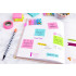SAMOLEPILNA KOCKA 76x76mm 3M POST-IT LOLLIPOP GREEN BLUE 2028-NB
