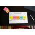 SAMOLEPILNA KOCKA 76x76mm 3M POST-IT LOLLIPOP GREEN BLUE 2028-NB