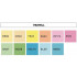 PAPIR BARVNI IQ COLOR A4 80g PASTELNE BARVE MIX 250/1