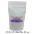 VREČKE ZA ČAJE IN ZELIŠČA Z ZIP ZAPIRANJEM IN OKENCEM 85x50x145 100ml/50g  BELE 1/100