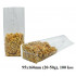 PAKIRNE VREČKE KRIŽNO DNO OPP-CELOFAN 95x160mm (20-50g) KRD-95 100 kos