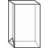 PAKIRNE VREČKE RAVNO DNO OPP-CELOFAN 70+40x220mm (100g) PP-RD2 100 kos