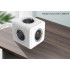 ELEKTRIČNI RAZDELILEC 4 VTIČNICE 2xUSB MICROCONNECT POWERCUBE 1,5m