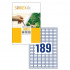 ETIKETE SOREX 25,4x10 100/1