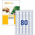 ETIKETE SOREX 35,6x16,9 100/1