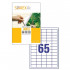 ODLEPLJIVE ETIKETE SOREX 38x21,2 100/1