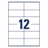 ETIKETE 105x48mm AVERY ZWECKFORM L7875-20
