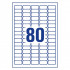 ODLEPLJIVE ETIKETE SOREX 35,6x16,9 100/1