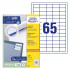 ETIKETE 38x21,2 AVERY ZWECKFORM 3666