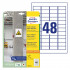 ETIKETE 45,7x21,2mm AVERY ZWECKFORM L7873-20