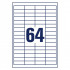 ETIKETE 48,5x16,9 AVERY ZWECKFORM 3667-200