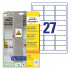 ETIKETE 63,5x29,6mm AVERY ZWECKFORM L7874-20