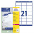 ETIKETE 63,5x38,1mm AVERY ZWECKFORM L7160-100