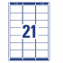 ETIKETE 63,5x38,1mm AVERY ZWECKFORM L7160-100