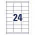 ETIKETE 70x33,8 AVERY ZWECKFORM 3664