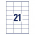 ETIKETE 70x41 AVERY ZWECKFORM 3481 100/1