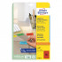ETIKETE ODLEPLJIVE 38,1x21,2mm AVERY ZWECKFORM L4790-20 RDEČE