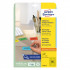 ETIKETE ODLEPLJIVE 38,1x21,2mm AVERY ZWECKFORM L4793-20 RUMENE