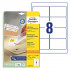 ETIKETE ODLEPLJIVE 96x63,5mm AVERY ZWECKFORM L4745REV-25