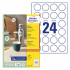 ETIKETE OKROGLE 40mm AVERY ZWECKFORM L3415-100
