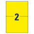 ETIKETE POLIESTER 210x148mm AVERY ZWECKFORM L6130-20 RUMENA