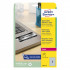 ETIKETE POLIESTER 210x297mm AVERY ZWECKFORM L6013-20 SREBRNA