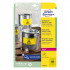 ETIKETE POLIESTER 45,7x21,2mm AVERY ZWECKFORM L6103-20 RUMENA 