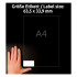 ETIKETE POLIESTER ODLEPLJIVE 63,5x33,9 AVERY ZWECKFORM L4773REV-20 MAT BELA