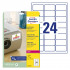 ETIKETE POLIESTER 63,5x33,9mm AVERY ZWECKFORM L6141-20 MAT BELA